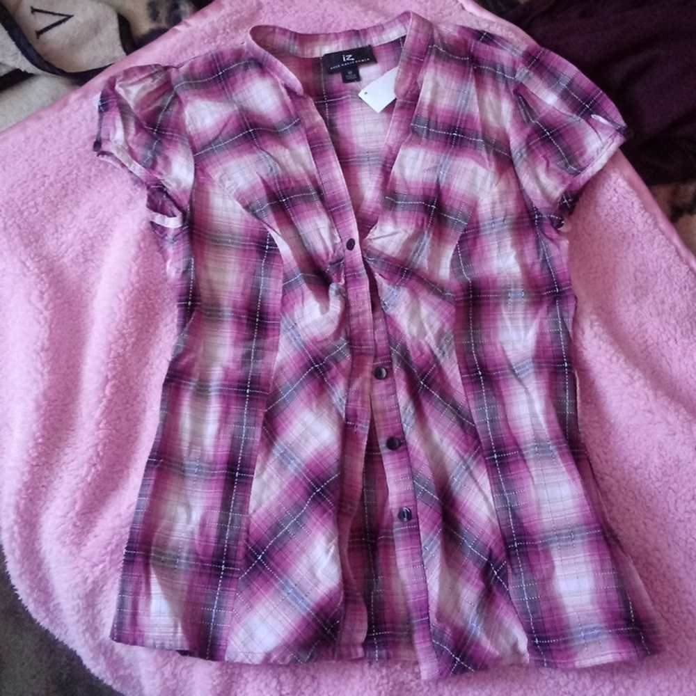 Plaid top
